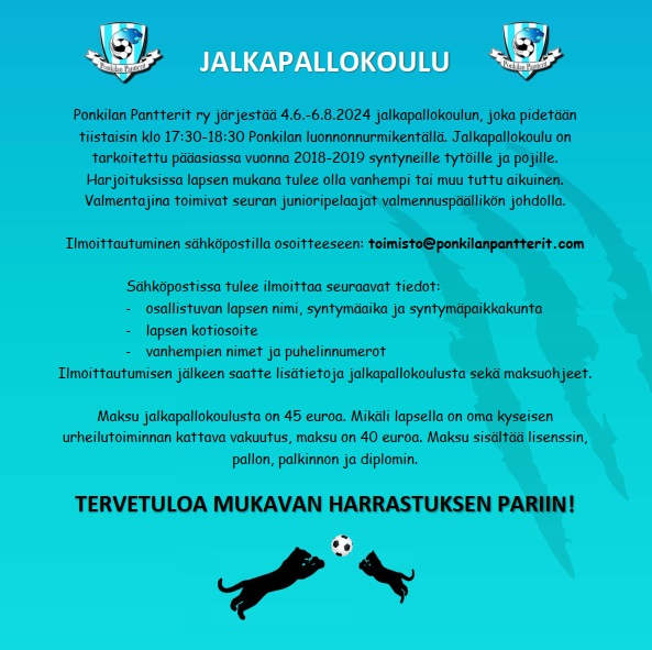 JALKAPALLOKOULU 2024